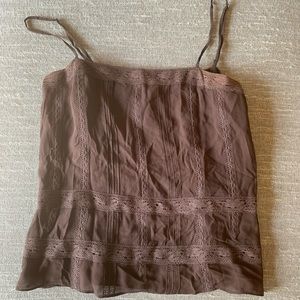 DKNY brown Y2K tank top